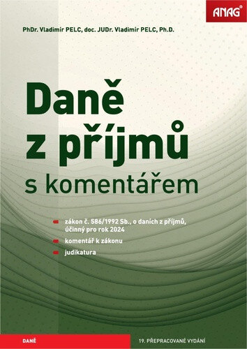 Obálka knihy Daně z příjmů s komentářem 2024