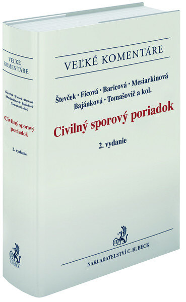 Obálka knihy Civilný sporový poriadok. Komentár. - 2. vydanie
