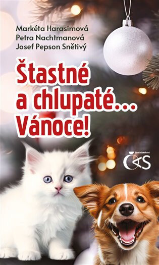 Obálka knihy Štastné a chlupaté… Vánoce!