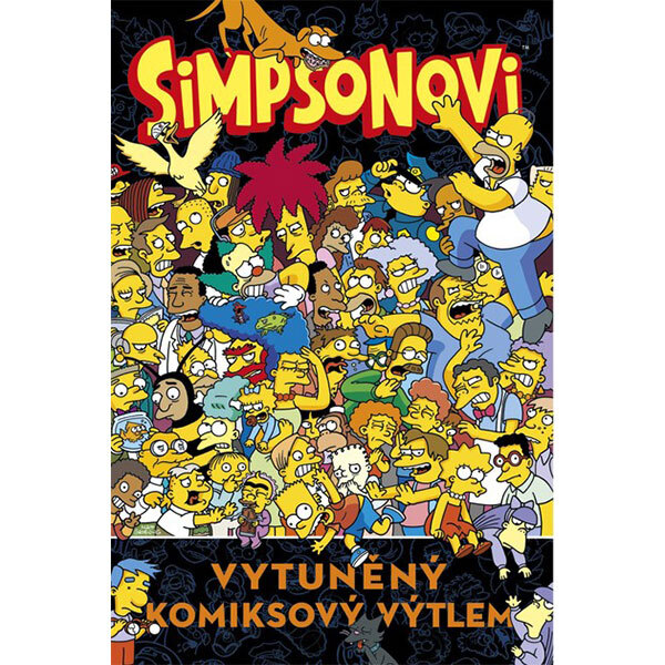 Obálka knihy Simpsonovi: Vytuněný komiksový výtlem