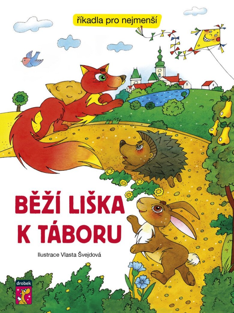 Obálka knihy Běží liška k Táboru - Říkadla pro nejmenší