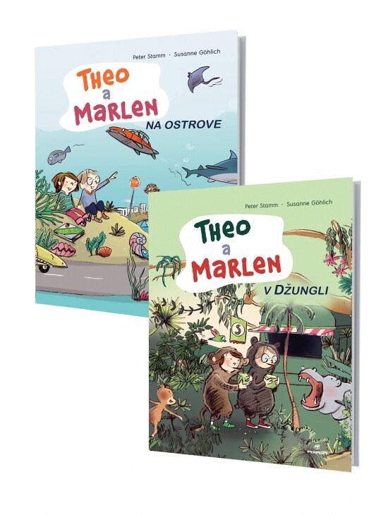 Obálka knihy Theo a Marlen na ostrove / Theo a Marlen v džungli