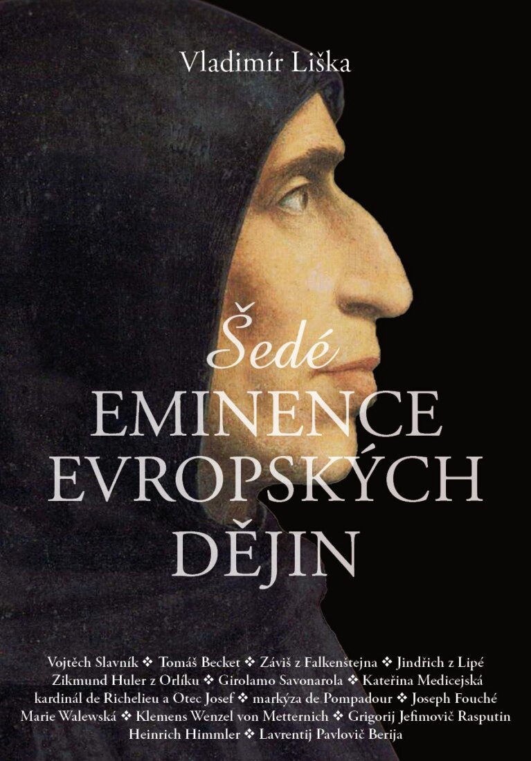Obálka knihy Šedé eminence v evropské historii