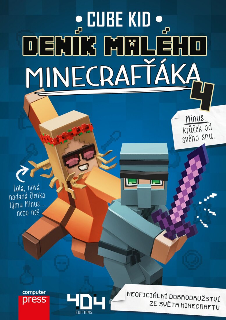Obálka knihy Deník malého Minecrafťáka 4