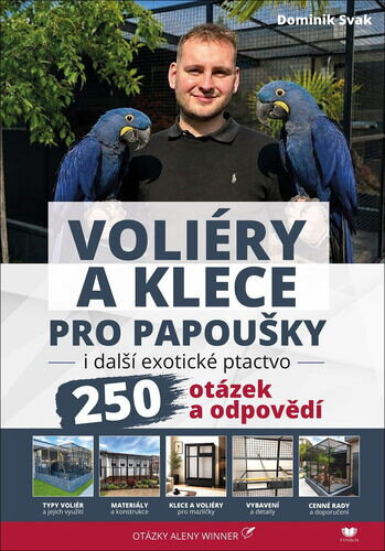 Obálka knihy Voliéry a klece pro papoušky i další exotické ptactvo