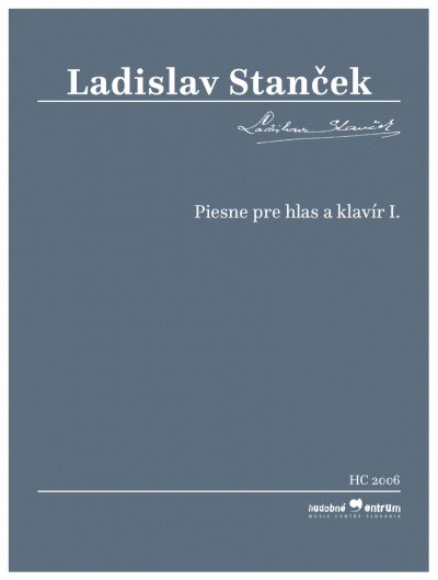 Obálka knihy Piesne pre hlas a klavír I.