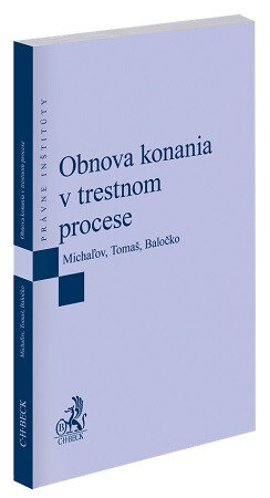 Obálka knihy Obnova konania v trestnom procese