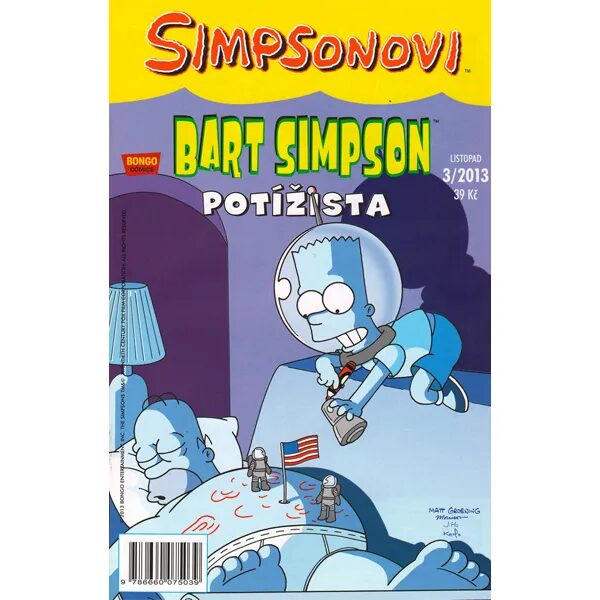 Obálka knihy Simpsonovi: Bart Simpson 03/2013 - Potížista