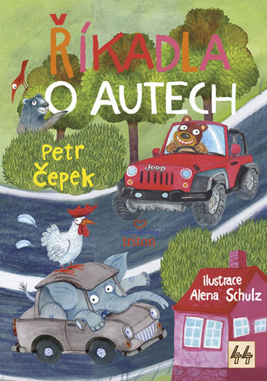 Obálka knihy Říkadla o autech