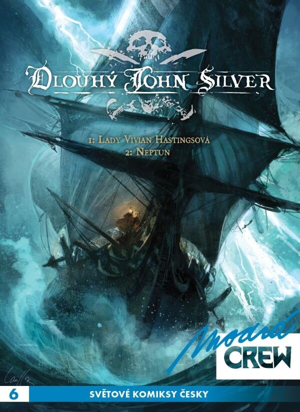 Obálka knihy Modrá CREW 6: Dlouhý John Silver 1+2