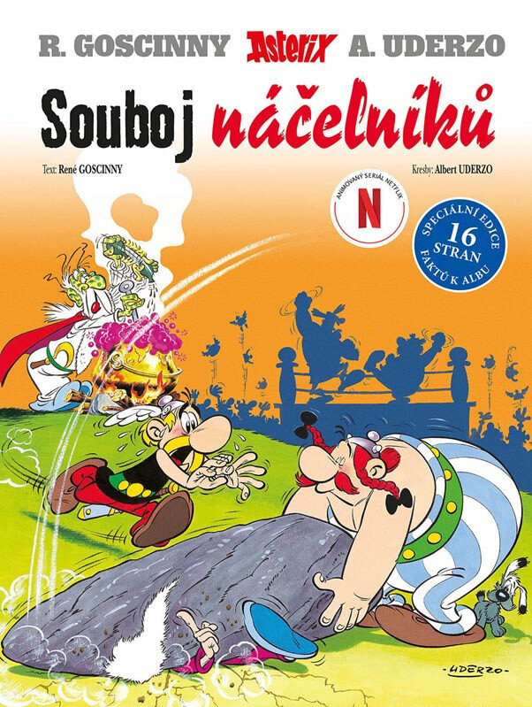 Obálka knihy Asterix Souboj náčelníků