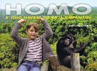 Obálka knihy Homo a jeho návrat do raja šimpanzov