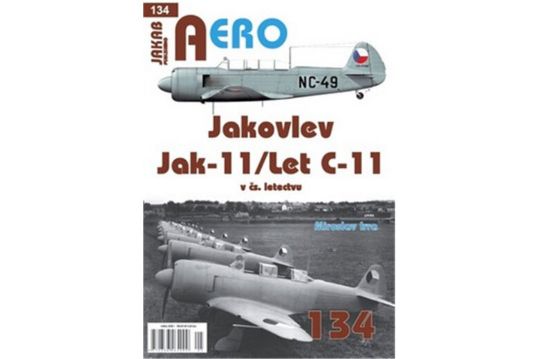 Obálka knihy Aero č.134 - Jakovlev Jak-11/Let C-11 v čs. Letectvu