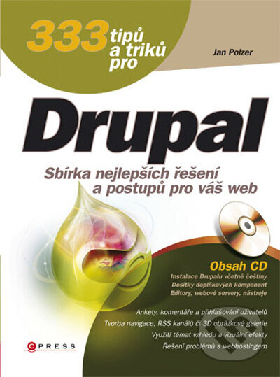 Obálka knihy 333 tipů a triků pro Drupal