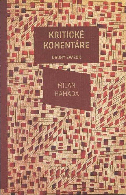 Obálka knihy Kritické komentáre. Druhý zväzok.