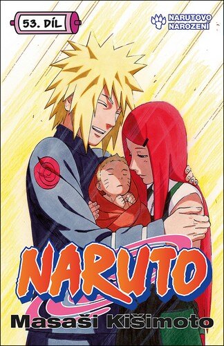 Obálka knihy Naruto 53 Narutovo narození