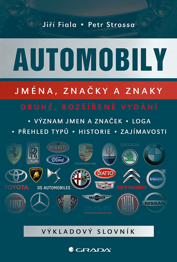Obálka knihy Automobily: jména, značky a znaky - 2., rozšířené vydání