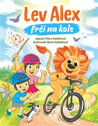 Obálka knihy Lev Alex frčí na kole