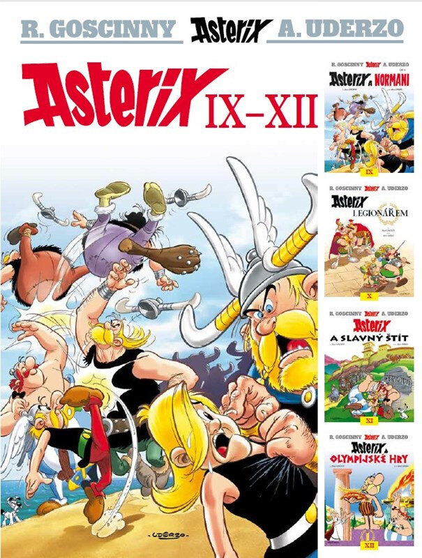 Obálka knihy Asterix IX-XII