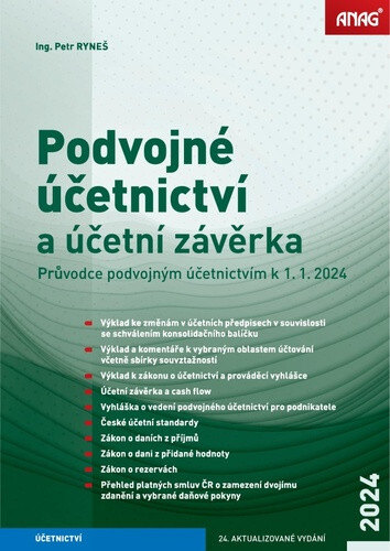 Obálka knihy Podvojné účetnictví a účetní závěrka 2024