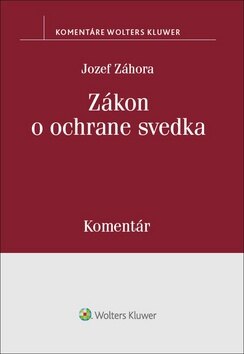 Obálka knihy Zákon o ochrane svedka