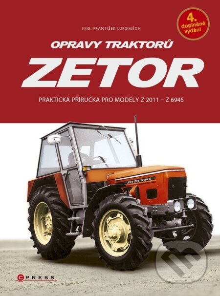 Obálka knihy Opravy traktorů Zetor