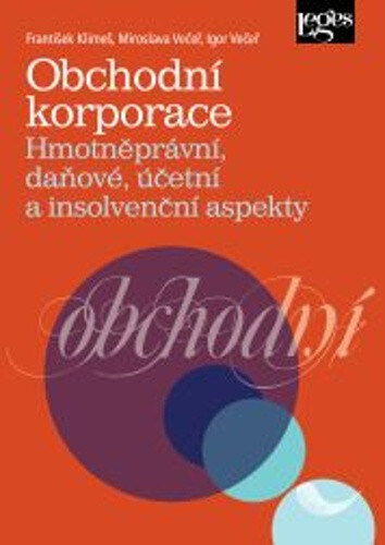 Obálka knihy Obchodní korporace