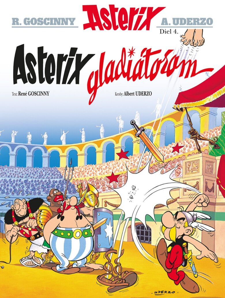 Obálka knihy Asterix IV - Asterix gladiátorom