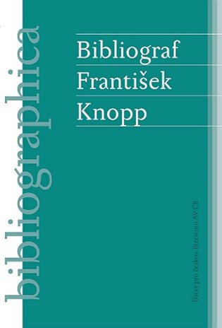 Obálka knihy Bibliograf František Knopp