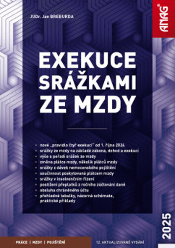 Obálka knihy Exekuce srážkami ze mzdy 2025