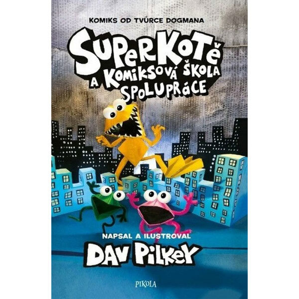Obálka knihy Superkotě a komiksová škola: Spolupráce