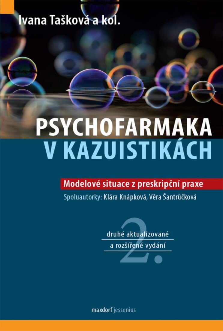 Obálka knihy Psychofarmaka v kazuistikách - Modelové situace z preskripční praxe