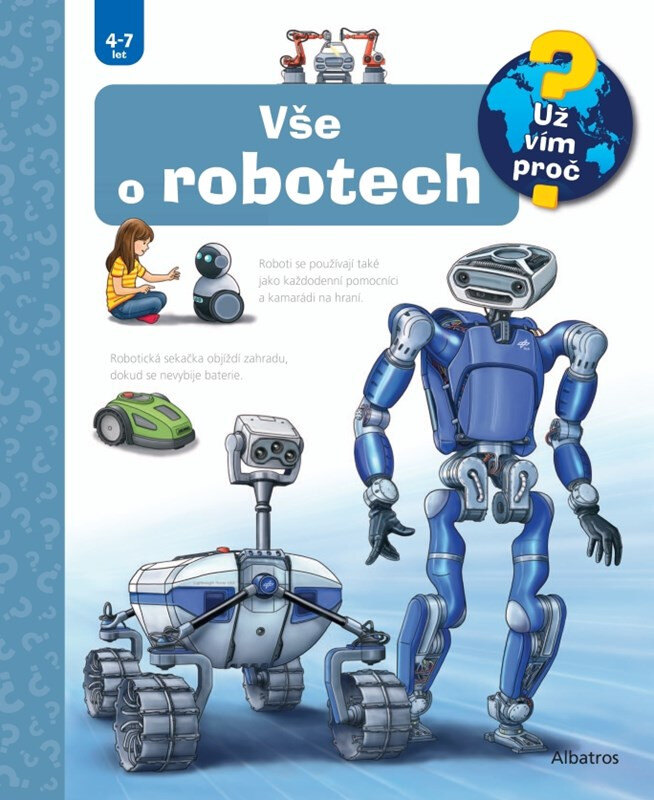 Obálka knihy Vše o robotech