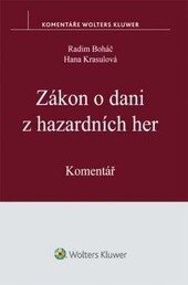 Obálka knihy Zákon o dani z hazardních her. Komentář