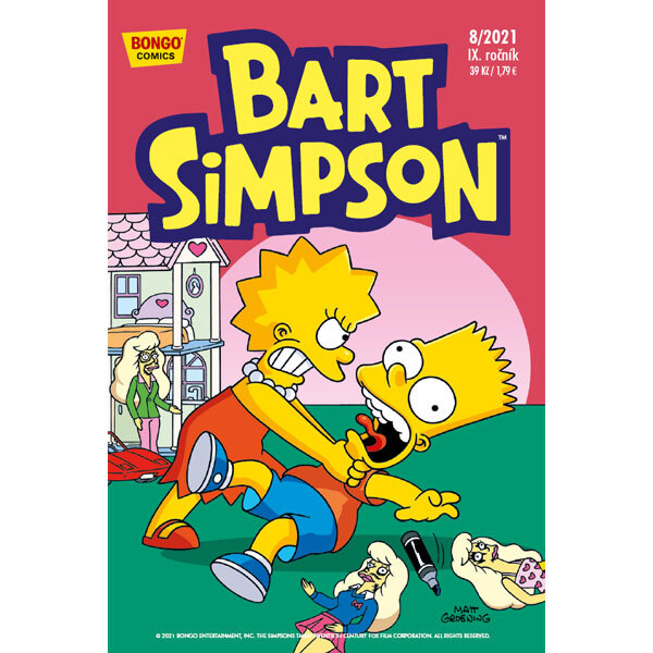 Obálka knihy Simpsonovi: Bart Simpson 08/2021