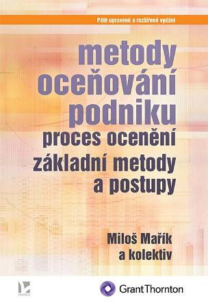 Obálka knihy Metody oceňování podniku proces ocenění - základní metody a postupy 5. vydání