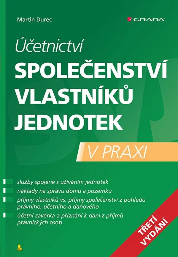 Obálka knihy Účetnictví společenství vlastníků jednotek v praxi