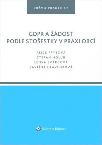 Obálka knihy GDPR a žádost podle stošestky v praxi obcí