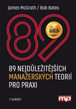 Obálka knihy 89 nejdůležitějších manažerských teorií pro praxi (1. akosť)