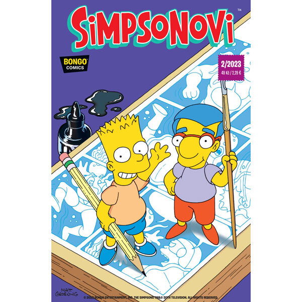 Obálka knihy Simpsonovi 02/2023