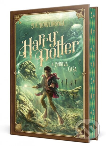 Obálka knihy Harry Potter a Ohnivá čaša (farebná oriezka)