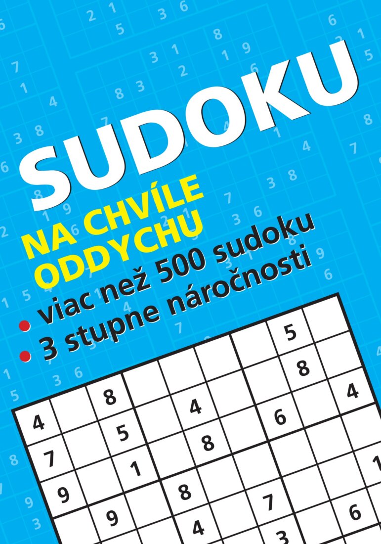 Obálka knihy Sudoku na chvíle oddychu