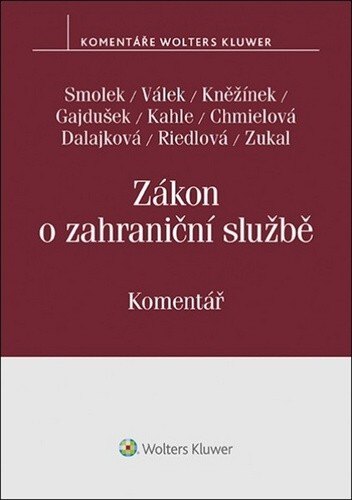 Obálka knihy Zákon o zahraniční službě