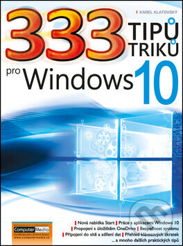 Obálka knihy 333 tipů a triků pro Windows 10