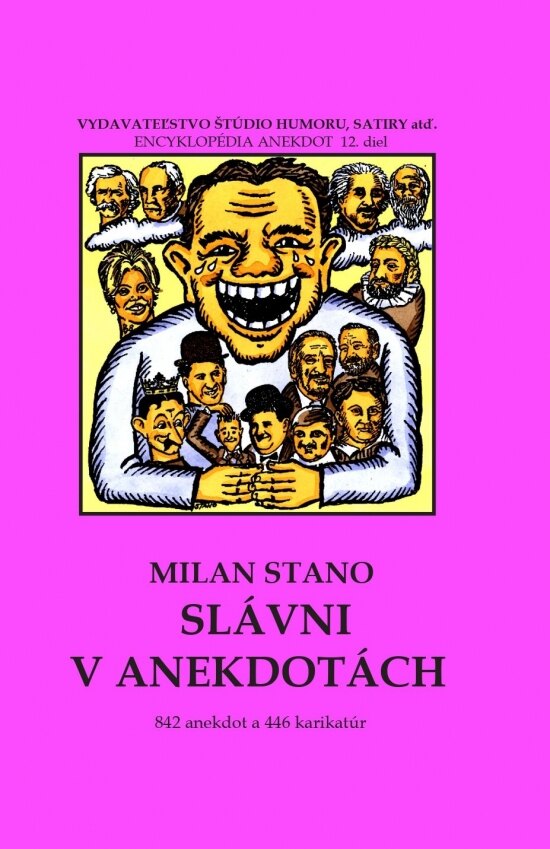 Obálka knihy Slávni v anekdotách
