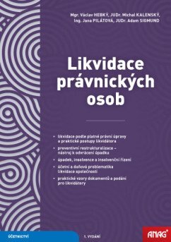 Obálka knihy Likvidace právnických osob 2026