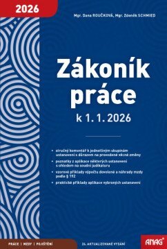 Obálka knihy Zákoník práce k 1. 1. 2026 - sešit