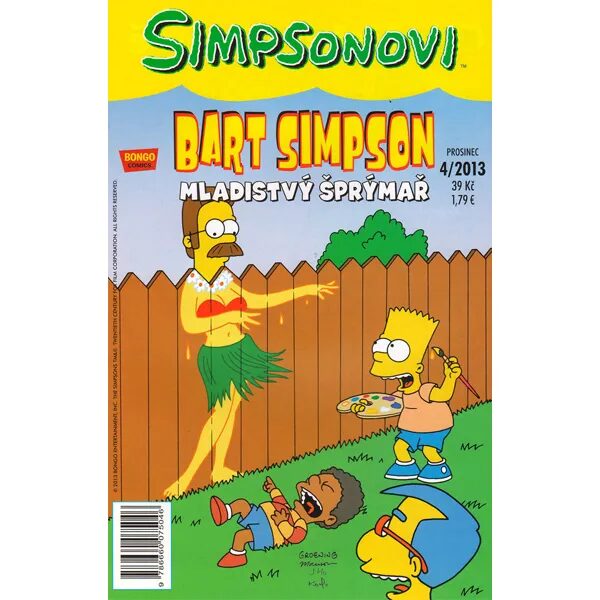 Obálka knihy Simpsonovi: Bart Simpson 04/2013 - Mladistvý šprýmař