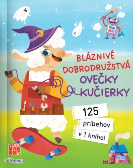 Obálka knihy Bláznivé dobrodružstvá ovečky Kučierky