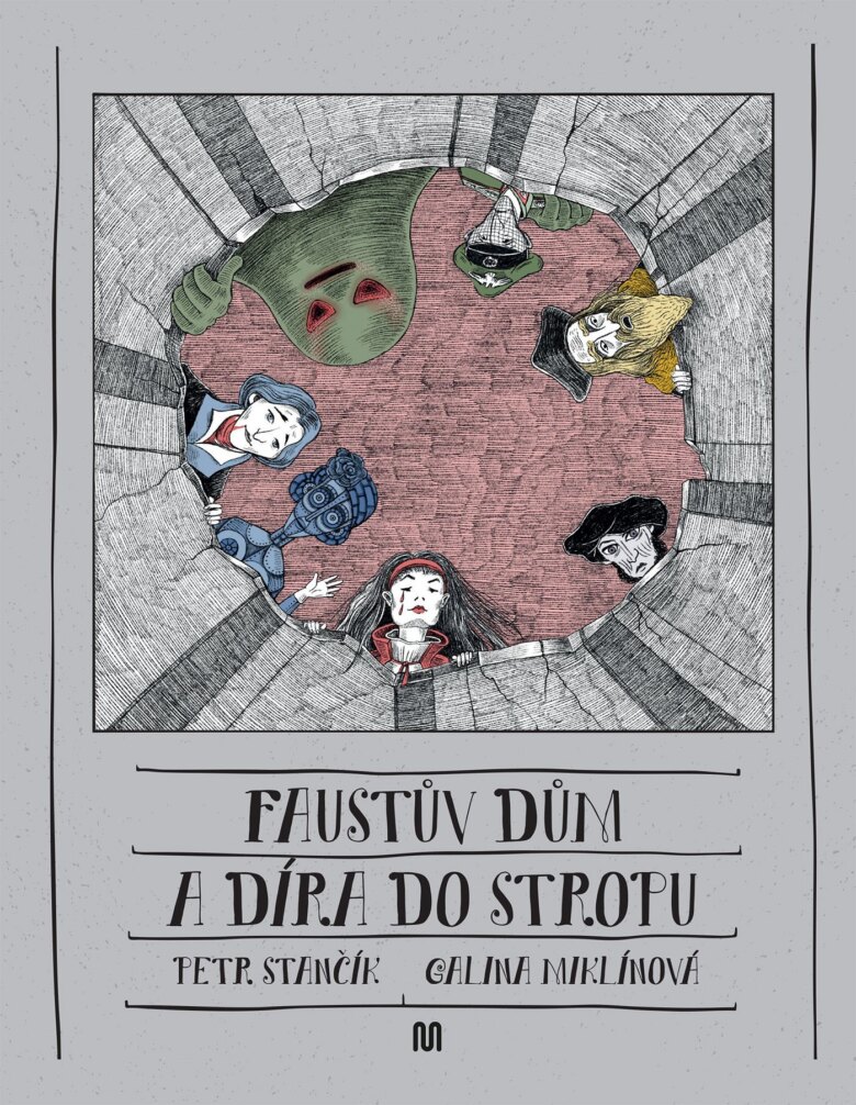 Obálka knihy Faustův dům a díra do stropu